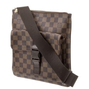 Louis Vuitton Damier Ebene Pochette Melville Crossbody Shoulder Bag
